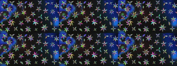 Güzel kumaş deseni. Zentangle soyut çiçekleri. Renkli Bahar Teması eskiz kalıbı. Raster illüstrasyonu. Karalama çiçeği. Düz Çiçek Elementleri Tasarımı.