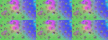 Düğün davetiyeleri için çiçek deseni, tebrik kartları, hatıra defteri, baskı, hediye paketi, imalat. Yeşil çizim deseni, suluboya menekşe çiçekleri, tasarım elementleri. Düzenlenebilir