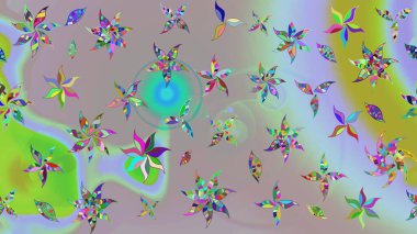 Çiçeğin suluboya çizimlerinin mükemmel deseni. Eski model. Raster illüstrasyonu. Moda baskısı. Dekorasyon ve tasarım için güzel bir desen. Suluboya çizim deseni.