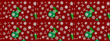 Tekstil, kumaş, ambalaj, hatıra defteri için hoş bir çiçek arkaplanı. Kırmızı ve nötr arkaplanda. Çocuksu tasarım. Elle çizilmiş karalama çiçekleri ile Raster çizim deseni.