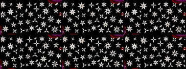 Organik elementler. Raster deseni. Botanik çizim kalıbı. Suluboya etkisi.