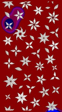 Modern gelişim kırmızı ve nötr raster arka plan duvar kâğıdı çizgisi, klasik desenli desenli desenli çiçekler, çiçekli süsler. Çiçekli el çizimi çizimi deseni.