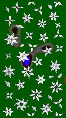 Raster Moda kumaş deseni. Çizgi çizimi kalıbı. Şirin çiçekler..