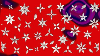 Kırmızı ve nötr renklerde çiçekler. Elle boyanmış suluboya resim çizimi çiçekler ve bitkiler.