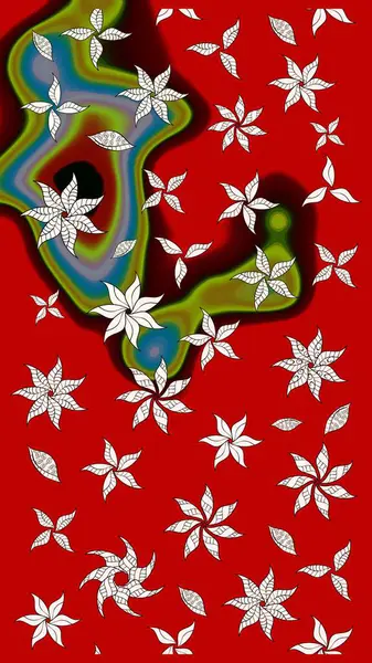 Raster illüstrasyonu. Moda arka planında parlak buketler. Kumaş, duvar kağıdı ve kağıt üzerine baskı yapmak için gelişen arka plan. Eski usul küçük çiçekli şirin bir eskiz deseni..