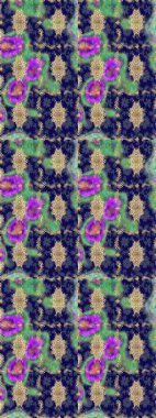 Kraliyet retro 'su mavi renkte. Raster illüstrasyonu. Kart, duvar kağıdı, ambalaj ve tekstil için klasik tasarım. Klasik çiçek dokusu. Eskiz kalıbı altın elementler. Altın şablon.