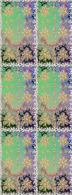 Barok tarzında kusursuz bir doğulu süsü. Raster geleneksel altın pürüzsüz desen nötr renkler üzerinde.