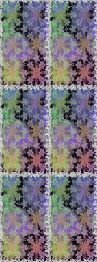 Gri renklerdeki altın element. Barok tarzında altın çiçekli süs. Altın çiçekli, pürüzsüz desen. Damask arkaplanı.