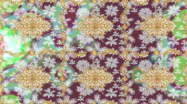 Sembol bayramı, yeni yıl kutlamaları, altın desenler. Noel Altın Kar Tanesi eskiz modeli. Tarafsız renklerde altın kar taneleri. Kış kar dokusu duvar kağıdı.