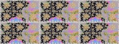 Kış kar dokusu duvar kağıdı. Noel altın kar tanesi kusursuz desen. Gri renkli altın kar taneleri. Sembol tatili, yeni yıl kutlaması, altın desenler..