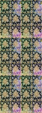 Çiçek süsü kumaş deseni, cam, çiçek desenli metal gri renkli ve altın elementli. Klasik raster altın pürüzsüz desen.