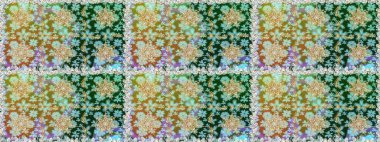 Kusursuz oryantal klasik altın desen. Tarafsız renklerde altın tekrarlayan elementler içeren Raster soyut arkaplanı.