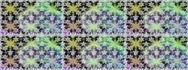 Raster geleneksel, gri renklerde, altın, kusursuz desen. Barok tarzında kusursuz bir doğulu süsü..