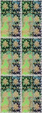 Raster altın pürüzsüz desen. Gri renkli ve altın elementli altın desenli. Arkaplan, kumaş, altın duvar kağıdı. Düz elle çizilmiş vintage koleksiyonu.