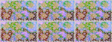 Barok tarzında altın çiçekli süs. Tarafsız renklerde altın element. Doku arka planında altın duvar kâğıdı. Damask kusursuz yinelenen arkaplan.