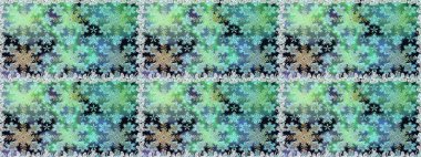 Mavi renklerdeki altın element. Antika altın tekrarlanabilir duvar kağıdı. Damask arkaplanı tekerrür ediyor. Barok tarzında altın çiçek süsü..