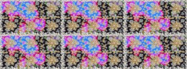 Kusursuz klasik raster altın desenli. Raster illüstrasyonu. Klasik klasik klasik arka plan. Gri renklerde, altın elementlerle kusursuz desen. Geleneksel oryantasyon süsü.