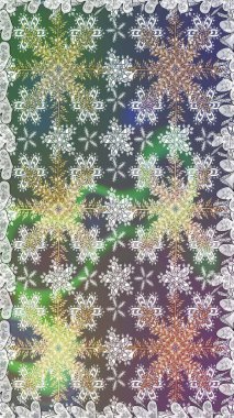 Altın karalama fantezi yapraklarından ve gri renkli çiçeklerden Raster soyut çiçek çelengi. El yapımı dekoratif çerçeve, albüm kapağı, tebrik kartı, klasik Art deco tarzı.