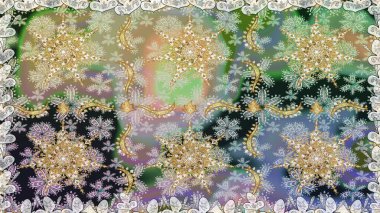 Duvar kâğıdı barok, İspanyol kumaşı. Tarafsız renklerde grafiksel modern kusursuz desen. Kusursuz raster arka plan. Kusursuz çiçek deseni.