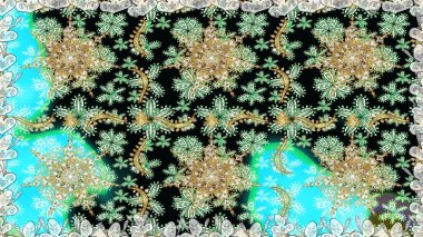 2019 Noel 'i, kar tanesi, yeni yıl. Tarafsız renklerde, altın elementlerle klasik, pürüzsüz desen.