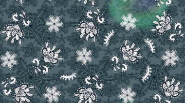 Çiçeğin suluboya çizimlerinin mükemmel deseni. Raster illüstrasyonu. Dekorasyon ve tasarım için güzel bir desen. Suluboya çizim kalıbı. Eski model. Moda yazdırma.