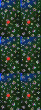 Eski usul küçük çiçekli şirin bir eskiz deseni. Raster illüstrasyonu. Kumaş, duvar kağıdı ve kağıt üzerine baskı yapmak için gelişen arka plan. Moda arka planında parlak buketler.