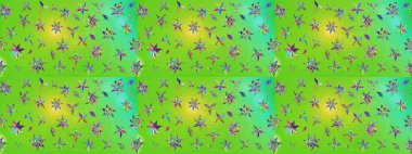 Çiçeğin suluboya çizimlerinin mükemmel deseni. Dekorasyon ve tasarım için güzel bir desen. Eski model. Suluboya çizim kalıbı. Moda baskısı. Raster illüstrasyonu.