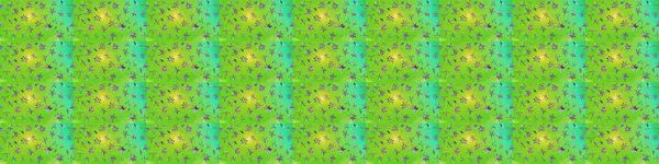 Yeşil ve sarı renkli çiçekler. Çiçekli çizim şekli. Renkli Bahar Teması eskiz kalıbı. Düz Çiçek Elementleri Tasarımı.