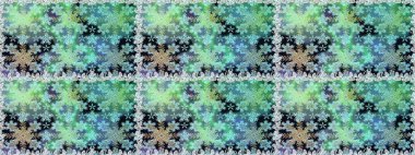 Mavi renklerdeki altın element. Antika altın tekrarlanabilir duvar kağıdı. Damask arkaplanı tekerrür ediyor. Barok tarzında altın çiçek süsü..