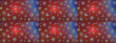 Küçük kahverengi ve kırmızı çiçeklerle oldukça eski bir besin torbası deseni. Tekstil, kumaş, kapaklar, duvar kağıtları, baskı, paket, koleksiyon defteri, örgü, dekupaj için çiçek arkaplanı..