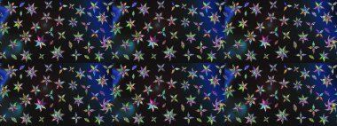 Raster illüstrasyonu. Karalama çiçeği. Güzel kumaş deseni. Zentangle soyut çiçekleri. Düz Çiçek Elementleri Tasarımı. Renkli Bahar Teması çizim şablonu.