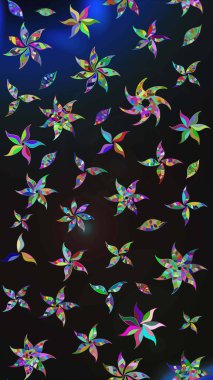 Çiçekli zambakların eskiz geçmişi. Parlak çiçekli kolaj çiçekleri gri ve mavi. Çiçek tasarımı için inanılmaz kolaj cennet tarzı..