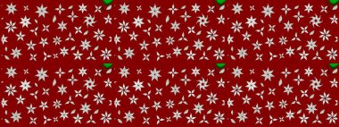 Parlak çiçekli kırmızı ve nötr renkler üzerine soyut çizim deseni. Küçük çiçekte hoş bir çiçek deseni var. Çiçek elementli zarif raster dokusu..