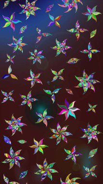 Tekstil ve kapak tasarımı için mükemmel. Doodle tarzı. Elle çizilmiş sonbahar çiçeği deseni. Kahverengi ve mavi renkli çiçekler. Renkli kahverengi ve mavi çizim deseni.