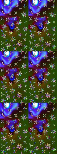 Renkli Yaz Temalı eskiz kalıbı. Yeşil ve kahverengi renkli çiçekler. Düz Çiçek Elementleri Tasarımı. Çiçekli retro deseni çiz.