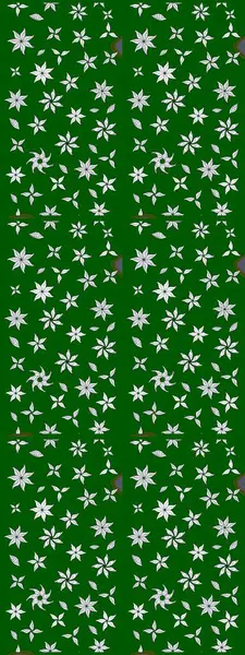 Renkli Yaz Temalı eskiz kalıbı. Raster Illustrasyon 'daki Çiçek Deseni' nin son moda çizimi. Düz Çiçek Elementleri Tasarımı. Güzel kumaş deseni.