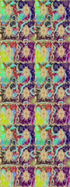 Süslü raster dekorasyonu. Altın elementlerle nötr renklerde altın desen. Barok biçiminde duvar kağıdı tasarımı için şablon çizimi arkaplanı.