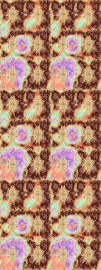 Duvar kâğıdı barok, İspanyol kumaşı. Kahverengi renkler üzerine grafiksel modern çizim deseni. Çiçek desenli çizim. Çizim raster arkaplanı.