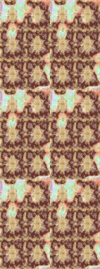 Kahverengi renkli ve altın elementli eskiz deseni. Klasik Raster altın desenini çiz. Klasik klasik klasik arka plan. Geleneksel oryantasyon süsü. Raster illüstrasyonu.