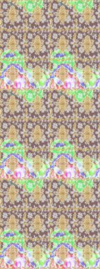 Soyut bir arkaplan çiz. Oriental raster klasik nötr ve altın desenli. Raster illüstrasyonu.