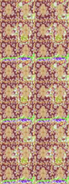 Bej renklerde altın element. Barok tarzında altın çiçekli süs. Doku arka planında altın duvar kâğıdı. Damask çizimi yinelenen arkaplan.