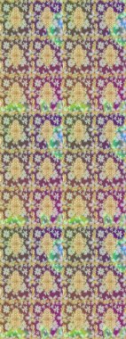 Eskiz oryantal klasik altın desen. Tarafsız renklerde altın tekrarlayan elementler içeren Raster soyut arkaplanı.