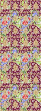 Skeç raster arka planı. Çiçek desenli çizim. Tarafsız renkler üzerine grafiksel modern eskiz deseni. Duvar kâğıdı barok, İspanyol kumaşı.