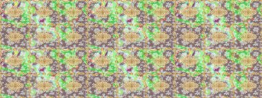 Tarafsız renklerde ve altın elementlerle geleneksel klasik altın raster deseni. Barok tarzında eskiz doğulu süsü..