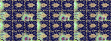 Barok tarzında altın çiçek süsü. Mavi renklerdeki altın element. Antika altın tekrarlanabilir duvar kağıdı. Damask çizim şablonu yineleniyor.