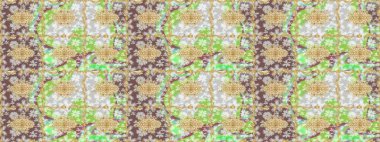 Altın şablonu çiz. Altın elementlerle nötr renklerde altın desen. Raster doğulu süsü.