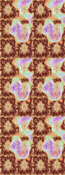 Oriental raster klasik bej ve altın desenli. Raster illüstrasyonu. Soyut arkaplan çizimi.