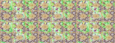 Tarafsız renklerde ve altın elementlerle geleneksel klasik altın raster deseni. Barok tarzında eskiz doğulu süsü..