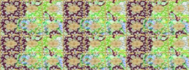 Raster illüstrasyonu. Tarafsız renklerde altın elementli klasik çizim kalıbı.