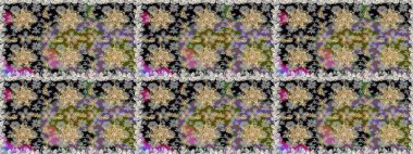 Duvar kâğıdı barok, İspanyol kumaşı. Kusursuz çiçek deseni. Kusursuz raster arka plan. Gri renklerde grafiksel, modern, pürüzsüz desen.